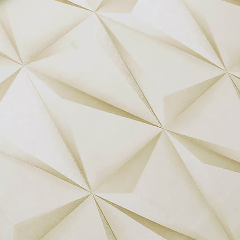 Plaster Wallpaper with 3D Print Triangle and Harlequin Design, 20.5"W x 33'L Clearhalo 'Wall Decor' 'Wallpaper' 886885