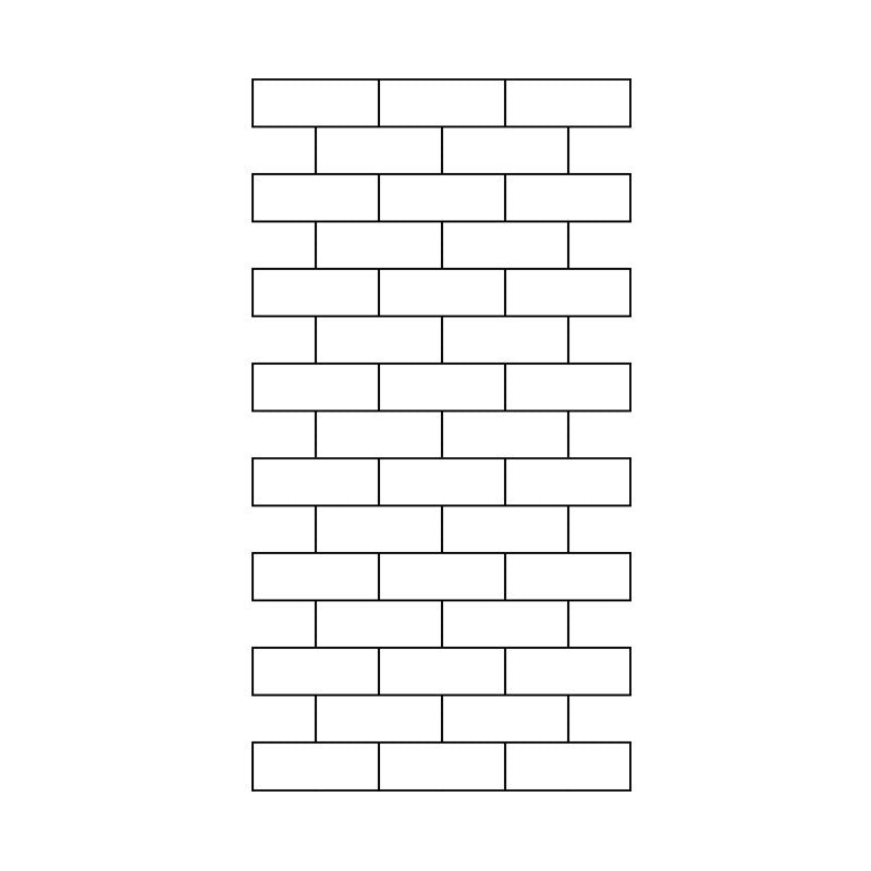 Nordic Simple Grid Brick Wallpaper in Black and White 20.5 in x 33 ft, Non-Pasted Clearhalo 'Modern wall decor' 'Modern' 'Wallpaper' Wall Decor' 892778