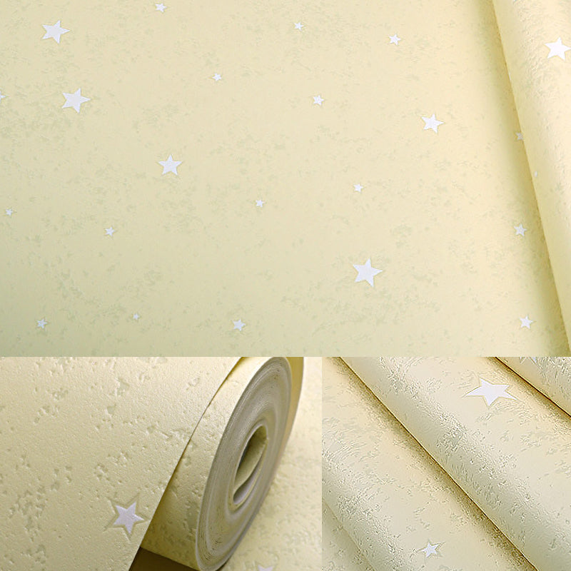 Star Wallpaper for Children's Bedroom Non-Pasted 20.5-inch x 33-foot Clearhalo 'Wall Decor' 'Wallpaper' 893189