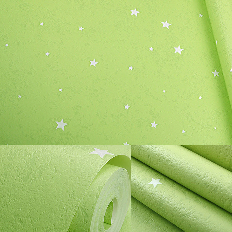 Star Wallpaper for Children's Bedroom Non-Pasted 20.5-inch x 33-foot Clearhalo 'Wall Decor' 'Wallpaper' 893193