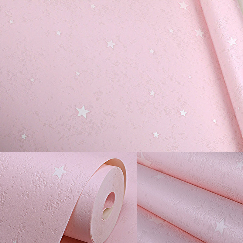 Star Wallpaper for Children's Bedroom Non-Pasted 20.5-inch x 33-foot Clearhalo 'Wall Decor' 'Wallpaper' 893196