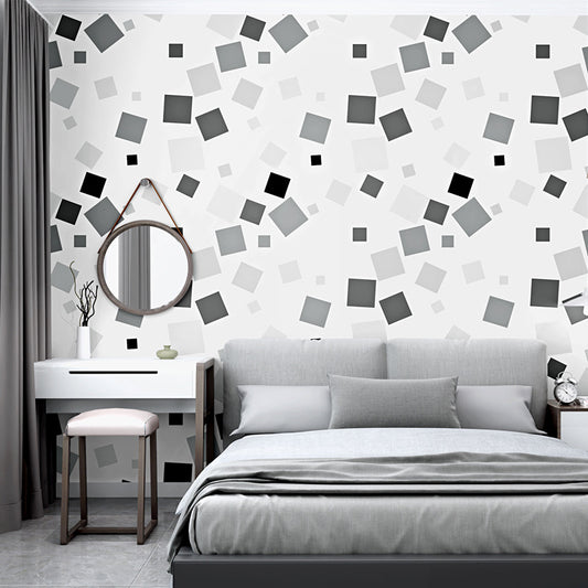 Minimalist Unique Geometries Wallpaper PVC 20.5" x 31' Non-Pasted Clearhalo 'Wall Decor' 'Wallpaper' 893417