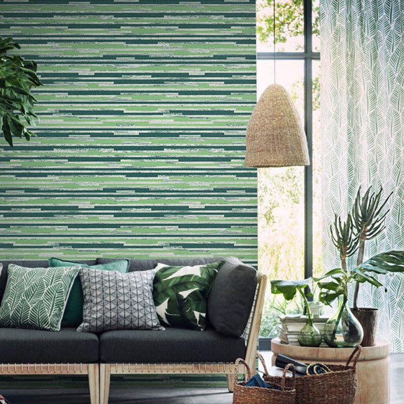 Contemporary Abstract Grasswoven Wallpaper 57.1 sq ft., Non-Pasted Pewter Clearhalo 'Wall Decor' 'Wallpaper' 893431