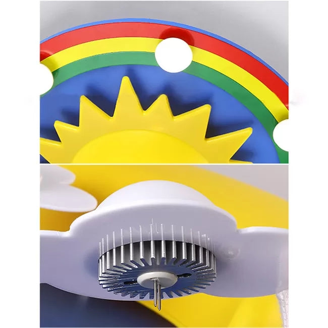 Cartoon Smiling Sun Flush Ceiling Light Wood Ceiling Mount Light in Yellow for Game Room Clearhalo 'Ceiling Lights' 'Close To Ceiling Lights' 'Close to ceiling' 'Flush mount' Lighting' 90002