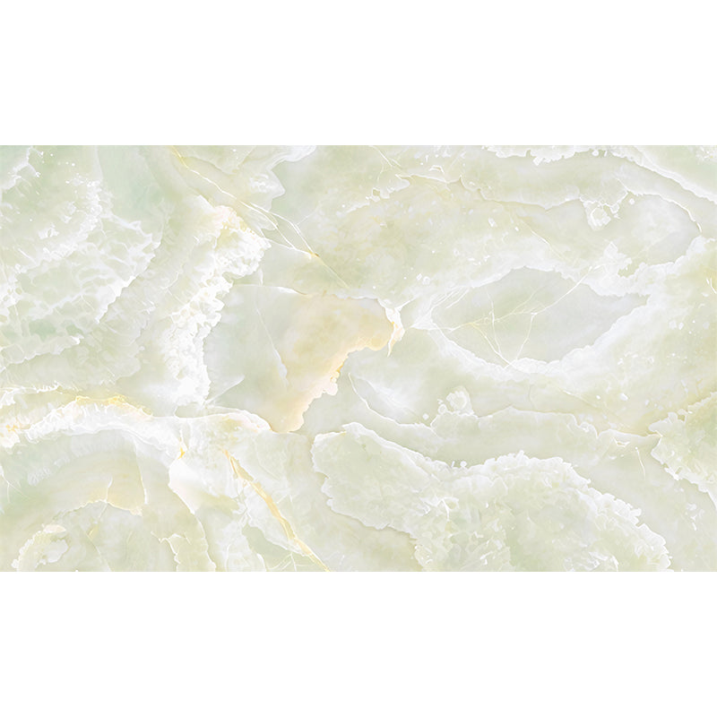 Minimalist Marble Mural Wallpaper for Living Room, Pastel Green, Custom Size Available Clearhalo 'Wall Decor' 'Wall Mural' 918124