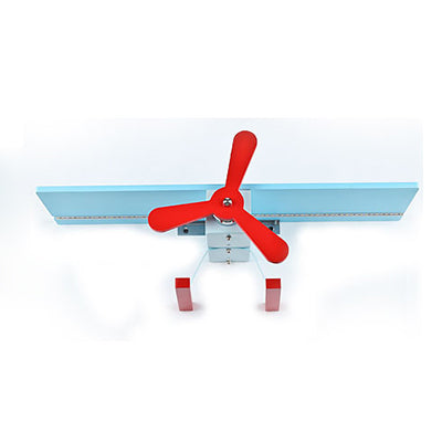 Kids Propeller Airplane Wall Light Metal Sconce Lamp in Blue and Red for Hallway Corridor Clearhalo 'Wall Lamps & Sconces' 'Wall Lights' Lighting' 92633