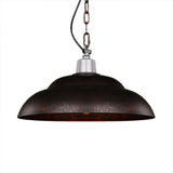 Industrial Stylish Double Bubble Suspension Light 1 Light Iron Pendant Lighting in Rust for Dining Room Clearhalo 'Art Deco Pendants' 'Cast Iron' 'Ceiling Lights' 'Ceramic' 'Crystal' 'Industrial Pendants' 'Industrial' 'Metal' 'Middle Century Pendants' 'Pendant Lights' 'Pendants' 'Tiffany' Lighting' 93685