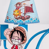 Cartoon Pirate Chandelier with Tapered Shade Metal 5 Heads Blue Pendant Light for Boys Bedroom Clearhalo 'Ceiling Lights' 'Chandeliers' Lighting' options 94661