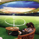 Decorative Football Field Wall Art Non-Woven Fabric Wall Decor for Bedroom Clearhalo 'Wall Decor' 'Wall Mural' 962389