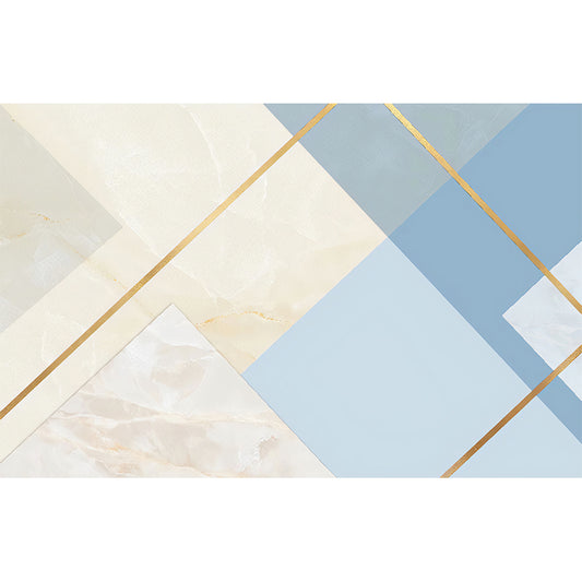 Big Marble Wall Art Novelty Unusual Geometries Mural Wallpaper in Pastel Blue Clearhalo 'Wall Decor' 'Wall Mural' 965469