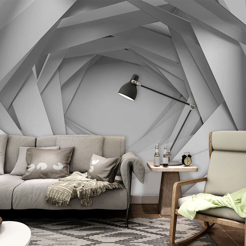 オフィスルームファンタジーの壁の装飾用の3D視覚的広範なトンネル壁画全体