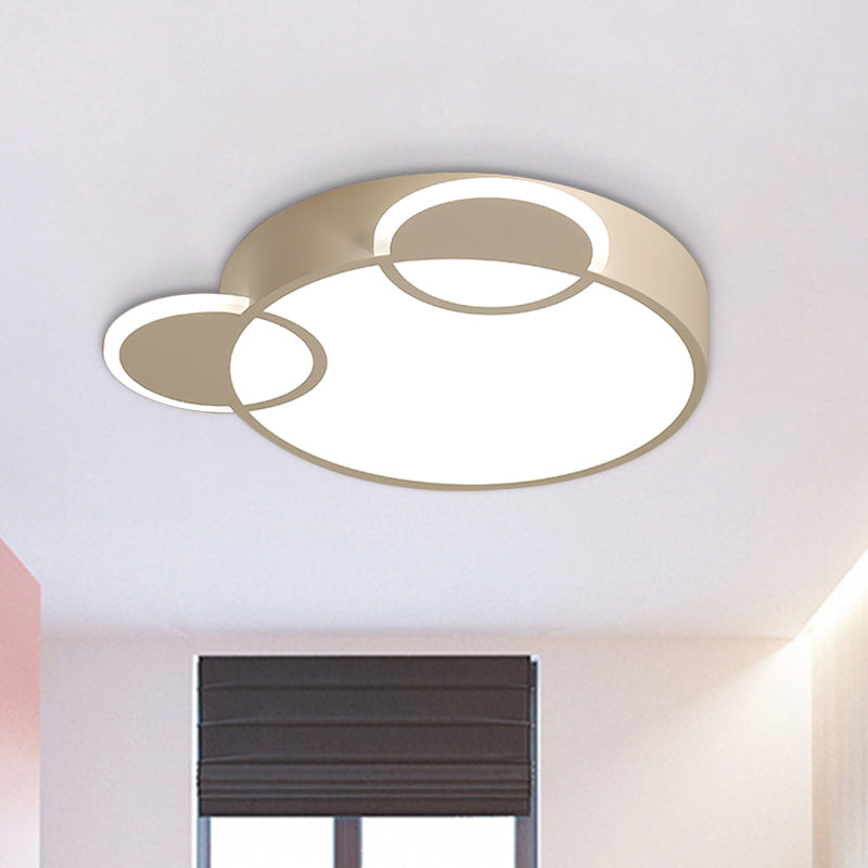 Acrylic Mouse Flush Mount Cartoon LED Ceiling Light Fixture Close to Ceiling Lamp in White/Pink/Blue Clearhalo 'Ceiling Lights' 'Close To Ceiling Lights' 'Close to ceiling' 'Flush mount' Lighting' 966348