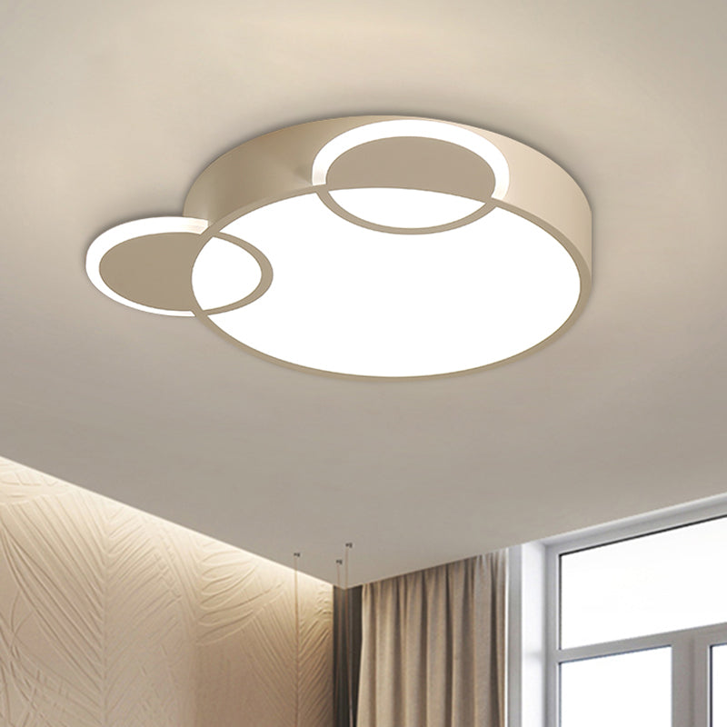 Acrylic Mouse Flush Mount Cartoon LED Ceiling Light Fixture Close to Ceiling Lamp in White/Pink/Blue Clearhalo 'Ceiling Lights' 'Close To Ceiling Lights' 'Close to ceiling' 'Flush mount' Lighting' 966349