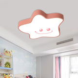 Star Nursery Ceiling Mounted Fixture Acrylic LED Cartoon Flush Mount Lighting in Warm/White Light Clearhalo 'Ceiling Lights' 'Close To Ceiling Lights' 'Close to ceiling' 'Flush mount' Lighting' 974293