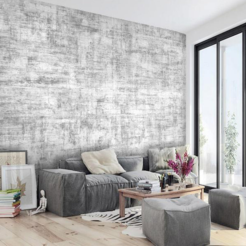 Stain-Resistant Linen Surface Wall Mural Non-Woven Fabric Minimalist Wall Covering for Accent Wall Clearhalo 'Wall Decor' 'Wall Mural' 977956