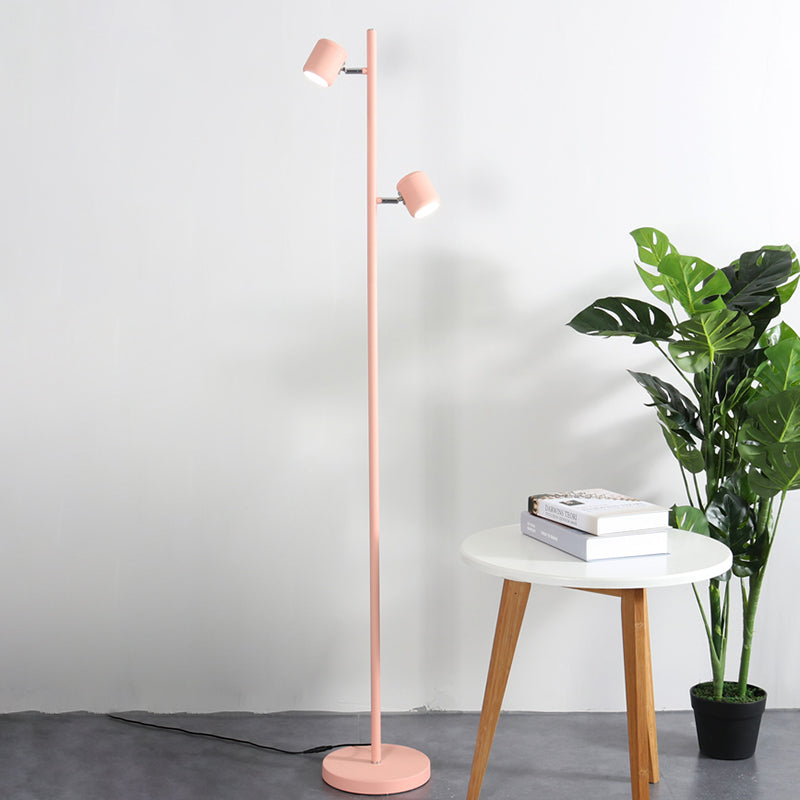 Blush pink standing shops lamp