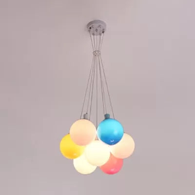 Balloon Restaurant Pendant Light Plastic Kids Modern Multi-Colored Hanging Light Clearhalo 'Ceiling Lights' 'Pendant Lights' 'Pendants' Lighting' 98749