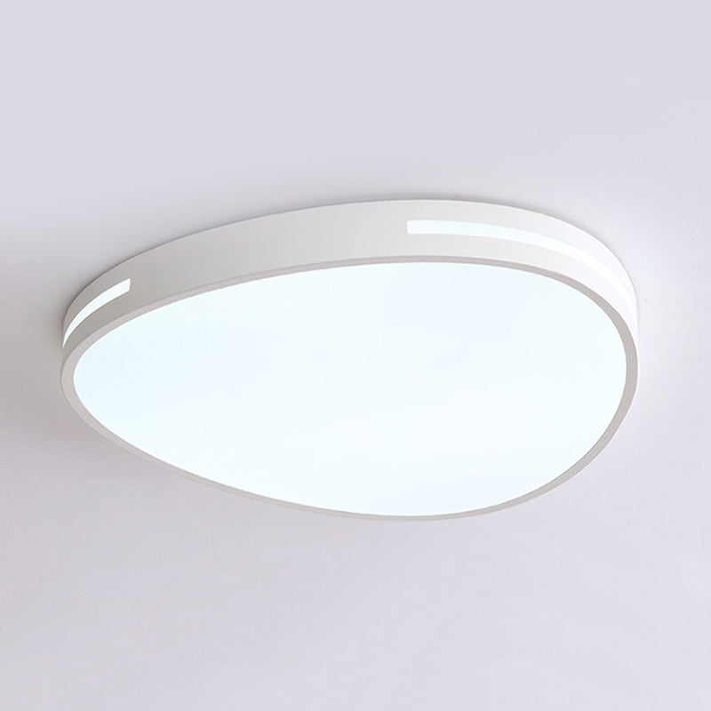 Nordic Flat Teardrop Flush Mount Light Acrylic LED Ceiling Light for Kindergarten Bedroom Clearhalo 'Ceiling Lights' 'Close To Ceiling Lights' 'Close to ceiling' Lighting' 990891