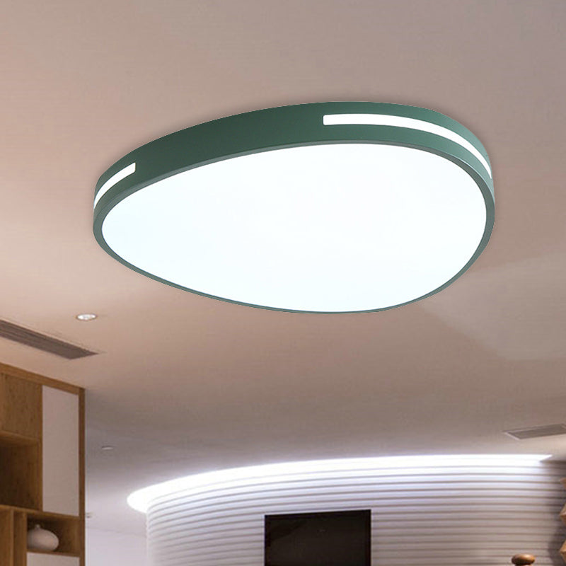 Nordic Flat Teardrop Flush Mount Light Acrylic LED Ceiling Light for Kindergarten Bedroom Clearhalo 'Ceiling Lights' 'Close To Ceiling Lights' 'Close to ceiling' Lighting' 990898